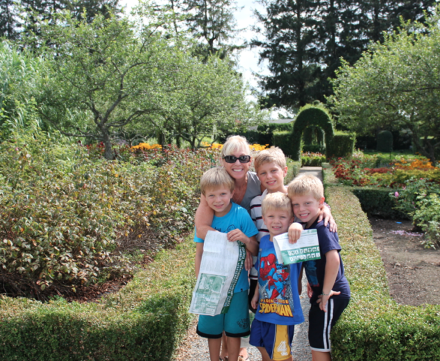 Grandma Couto and her Grandsons