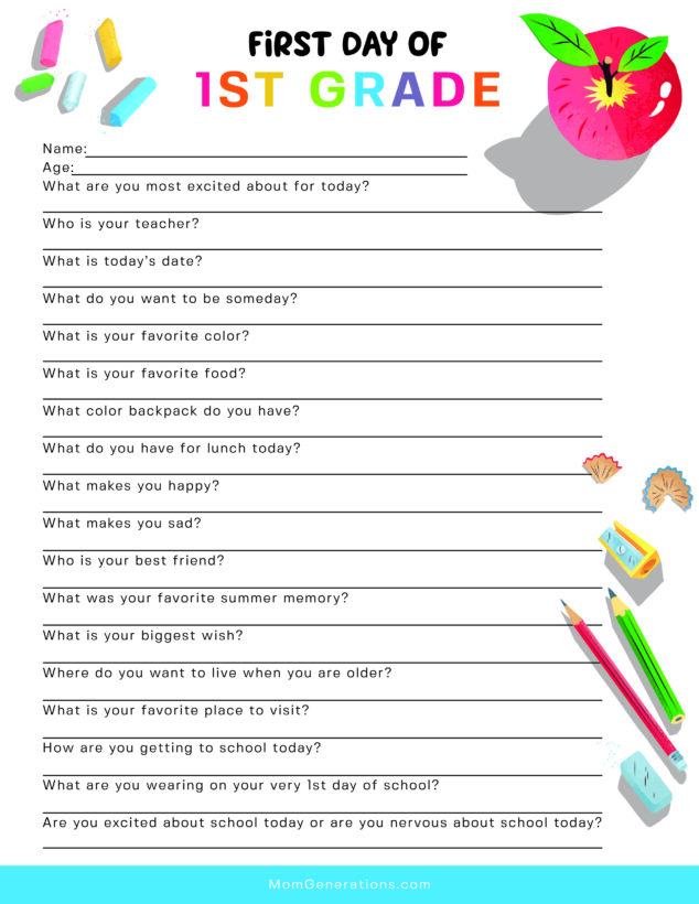 First Day of School Signs