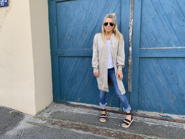 What to Wear with a Long Cardigan Sweater