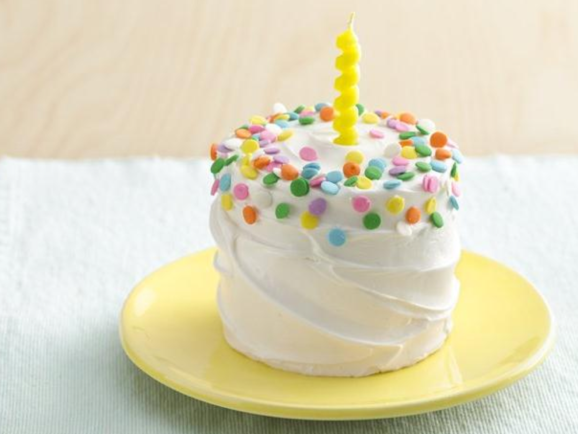 1st Birthday Smash Cake Tutorial + Simple Vanilla Cake ...
