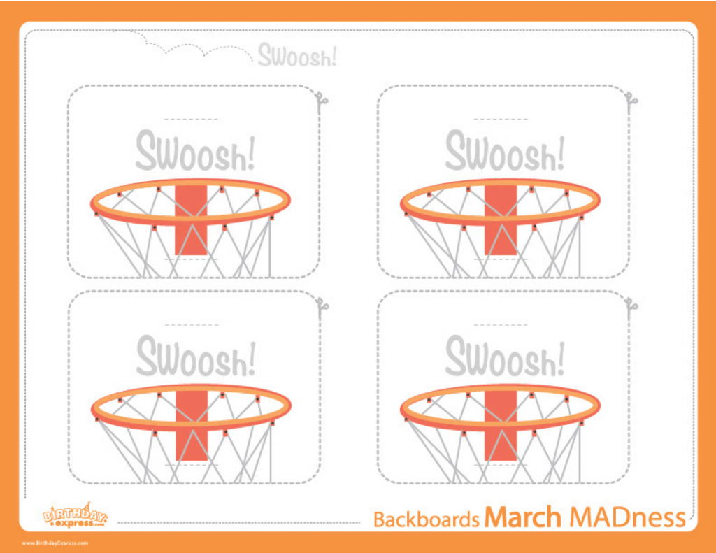 March Madness Printables