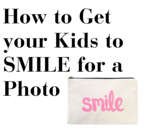 How to get your kids to smile for a photo