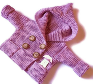 Hand Knit Baby Sweater