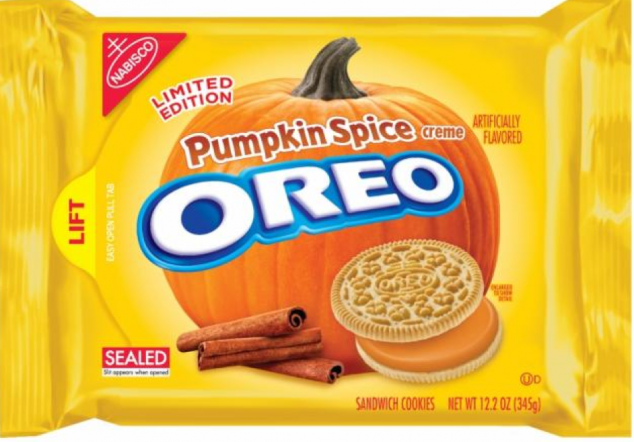 Oreo Pumpkin Spice Creme Cookies