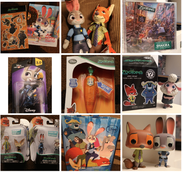 Zootopia Toys and Products