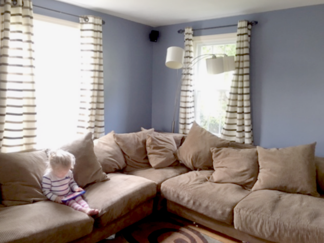 Light Blue Living Room 