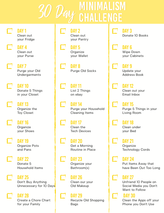 30 Day iMinimalismi iChallengei Mom Generations Audrey 30 Day iMinimalismi iChallengei Mom Generations Audrey