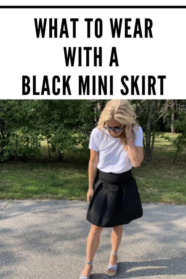 What to Wear with a Black Mini Skirt - Stylish Life for Moms