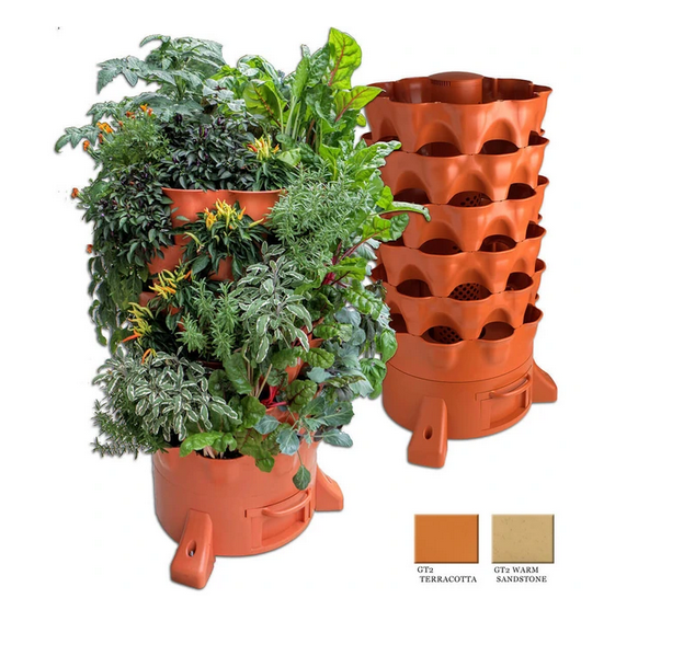 Garden Tower® 2: 50-Plant Composting Vertical Garden Planter Garden Tower® 2: 50-Plant Composting Vertical Garden Planter